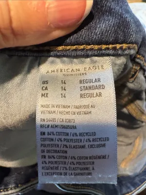 American Eagle Outfitters Medium Dark Blue Skinny Jeans thumbnail 3