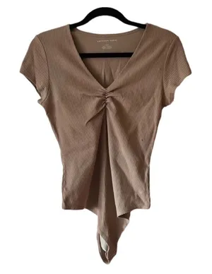 American Eagle ✨ V-Neck Cinch Front Bodysuit✨ thumbnail 1