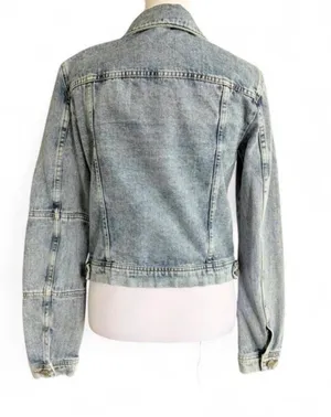 Free People Denim Jacket Trucker thumbnail 3