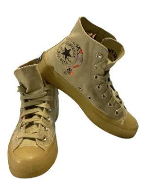 Converse Chuck 70 High "We Are Stronger Together" Floral Patchwork Sneakers - Size Women's 6.5 / Men's 4.5n thumbnail 1