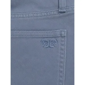 Tory Burch Alexa Cropped Skinny Jeans Size 28 Slate Blue thumbnail 5