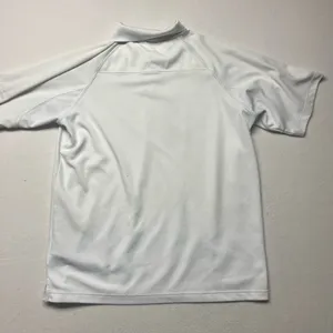 Columbia Polo Shirt Men's Medium M White Short Sleeve Golf Shirt 100% Cotton thumbnail 7