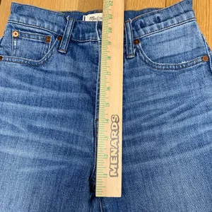 Madewell The‎ Perfect Vintage Jean High Rise Raw Hem Medium Wash Blue Size 24 thumbnail 3