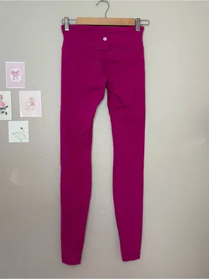 Lululemon Fuchsia Legging pink full length athletic preppy quiet luxury 4 casual thumbnail 3