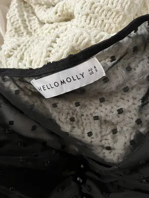 Hello Molly Black Long Sleeve Top thumbnail 4