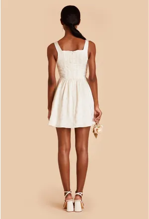 Birdy grey little white corset dress thumbnail 2