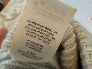 Aritzia Chime Wool Cashmere Beanie Hat Grey thumbnail 6