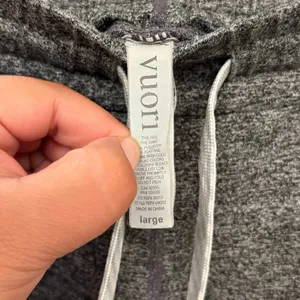 Vuori Heather Grey Performance Joggers VW303 Size Large thumbnail 5