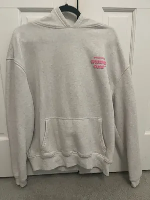 White fox hoodie thumbnail 1