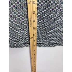 Talbots Cowl Neck Tank Top Women‎ Size M Multi-Color Geometric Print Sleeveless thumbnail 5