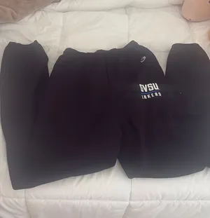 Champion grand valley state university black sweatpants thumbnail 1