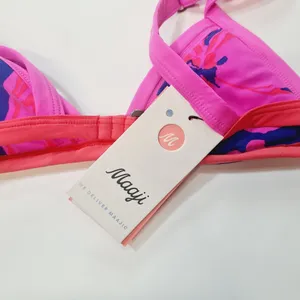 Maaji Hyacinth Reversible Bikini Top in Cobalt Blue thumbnail 6
