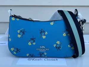Coach Jes Baguette With Floral Bow Print thumbnail 1