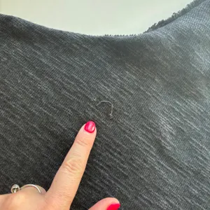 We The Free Cowl Neck Top Women‎ XS Charcoal Grey Exposed Seam Knit Slouchy thumbnail 9