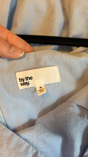 by the way. Powder Blue Mini Dress thumbnail 3