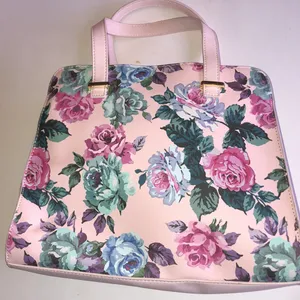 Luv Betsy by Betsy Johnson Pink Floral Purse with Pastel Rose Print thumbnail 4