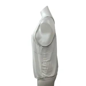 Alo Yoga Women's White V Neck Sleeveless Sports Athletic Activewear Tank Top M thumbnail 3