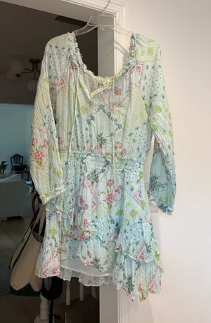 Floral Love Shack Fancy Mini Dress thumbnail 1