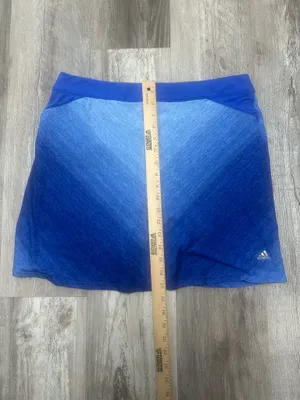 Adidas Rangeware Blue Skort Chevron Pattern Size Medium  thumbnail 2