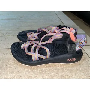 Chaco Classic ZX/2 Ice Cream Pink Pastel Double Strap Toe Sandals Women's Sz 6‎ thumbnail 4