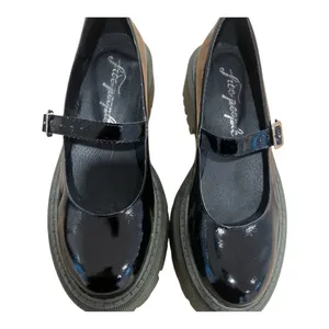 Free People Malika Patent Leather Mary Jane Chunky Platform Heel SZ 7 NWOB thumbnail 6