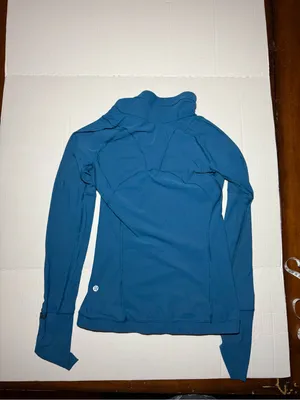 Lululemon Sunaway Runaway 1/2 Zip In Tofino Teal thumbnail 3