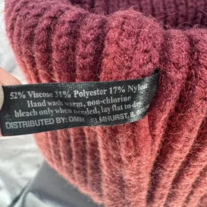 Britt's Knits Double Dip Beanie Rust One Size Hat Ski Cap Red thumbnail 8