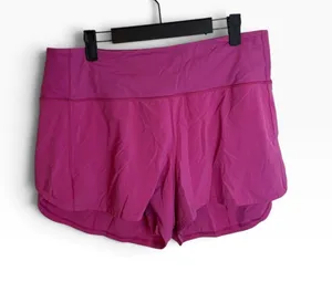Lululemon Magenta Speed Up High Rise 4” Shorts thumbnail 1