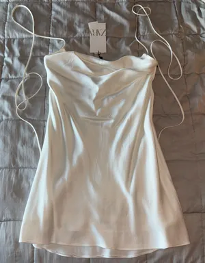 ZARA Satin Mini Dress thumbnail 1