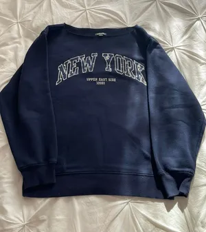 Off the shoulder crewneck Blue Size XS thumbnail 1