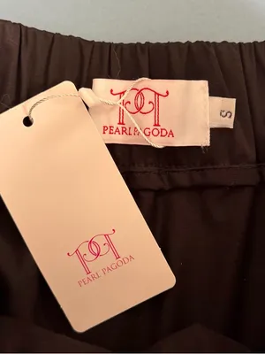 Pearl Pagoda Tiered Black Preppy‎ Maxi Skirt thumbnail 5