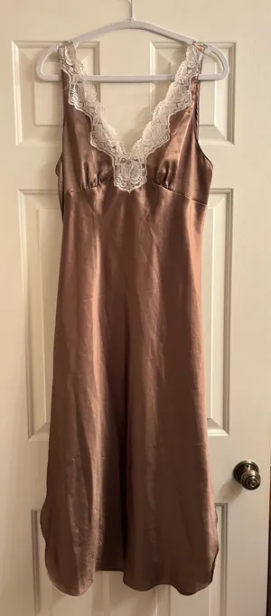 Cinema Lace Midi Slip Dress thumbnail 1
