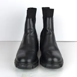 Steve Madden Hayle Chelsea Boots Womens 9 Black Vegan Chunky Lug Sole Platform thumbnail 5