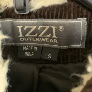 Vintage Izzi Corduroy Coat with Sherpa Lining in Hood Size S thumbnail 2