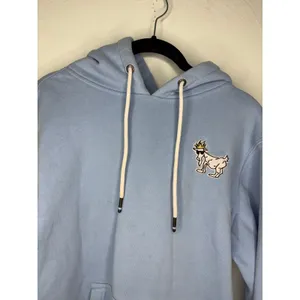 GOAT USA Hoodie Hooded Sweatshirt Size X-Small Baby Blue thumbnail 2