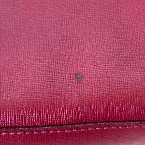 Fiore genuine Red Leather Tote red Crimson Grunge thumbnail 14