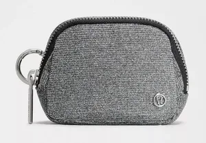 Lululemon Glitter Everywhere Nano Belt Bag Gray Silver Metallic NEW thumbnail 1