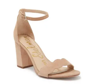 Sam Edelman Odila Nude Suede Block Heels thumbnail 1