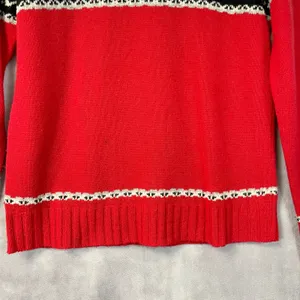 NorthWestBlue Women Fair Isle Lambswool Sweater Size S Nordic Apres Ski‎ Cabin thumbnail 4