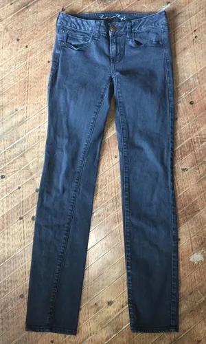 American Eagle super stretch black skinny jeans thumbnail 1
