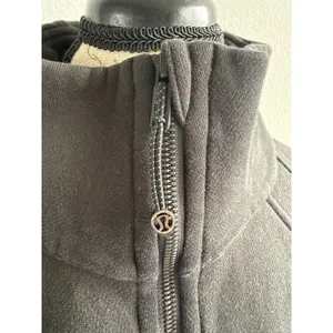 Lululemon Scuba Oversized‎ Half-Zip Funnel Neck Pullover Black LW3JAMS Size M/L thumbnail 4