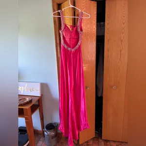 Faviana Couture Pink Prom Dress thumbnail 4