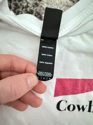 Cowboys Tee White Size L thumbnail 2