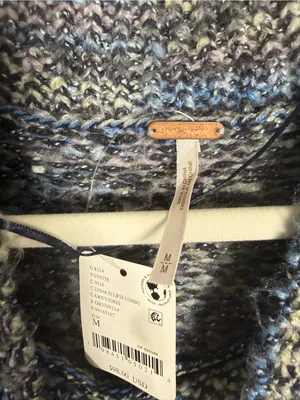 NWT Free People Cotton Candy Sweater Blue Medium thumbnail 8