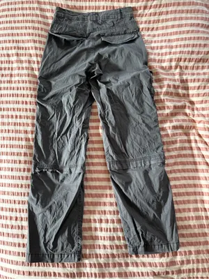Garage low waisted gray cargo pants thumbnail 2