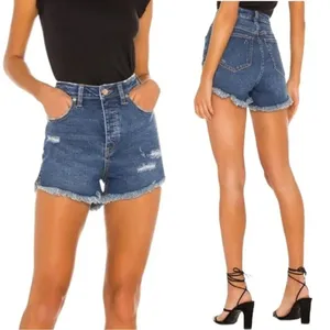 Free People We The Free Crvy‎ High Rise Vintage Shorts thumbnail 2
