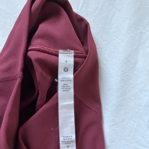 Lululemon Maroon Leggings 25" thumbnail 2