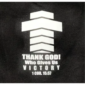 Gildan Graphic Sweatshirt "The‎ Victors" 1 Cor. 15:57 Bible Verse Black Fleece thumbnail 4