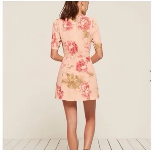 Reformation Bethany Floral Mini Morning Dress Size 6 Button Up thumbnail 9
