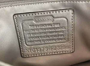 Coach Park Leather Flap Shoulder Bag Metallic Silver thumbnail 8